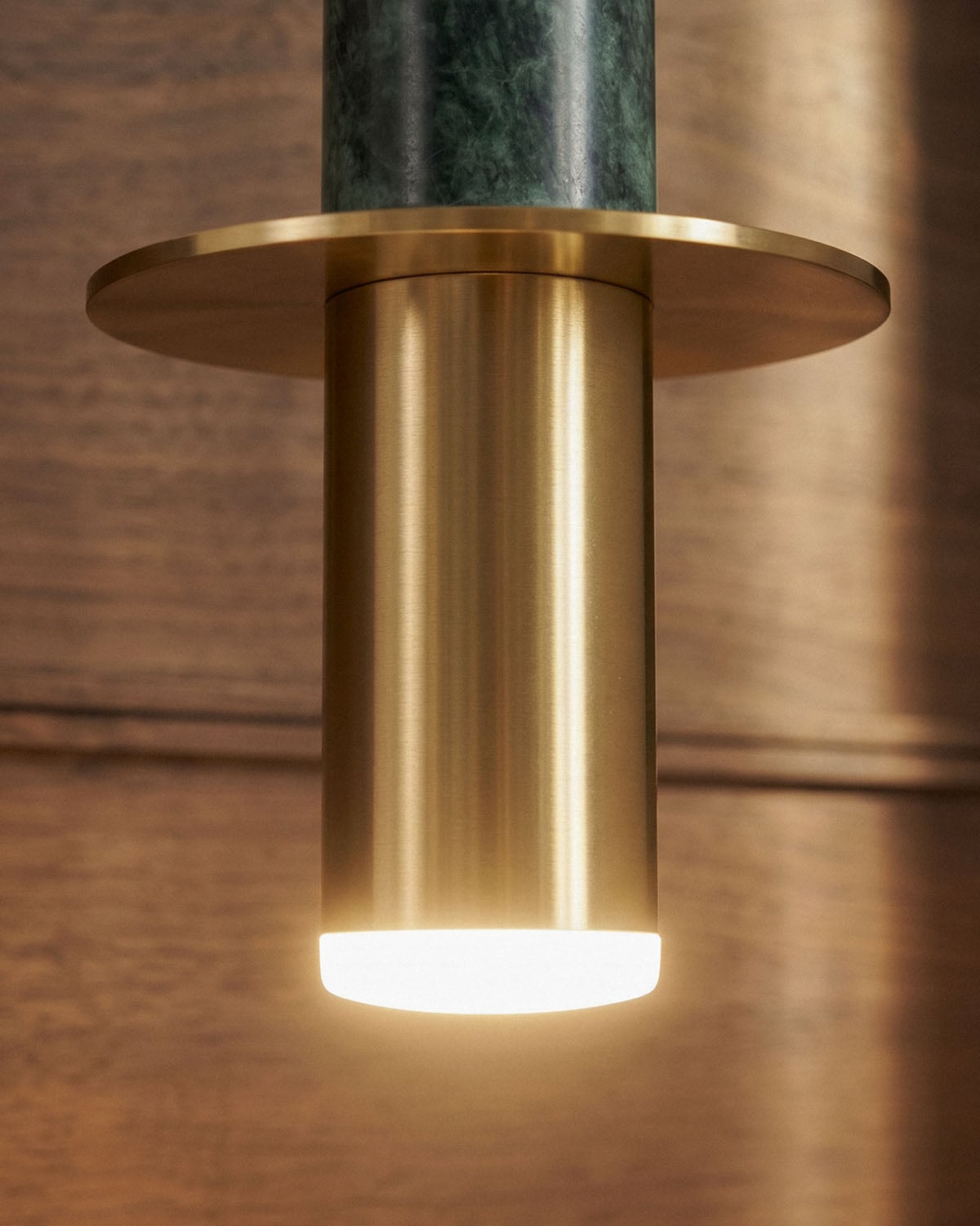 Lampada da Soffitto a LED in Metallo con Marmo Hikaru, immagine della galleria 3