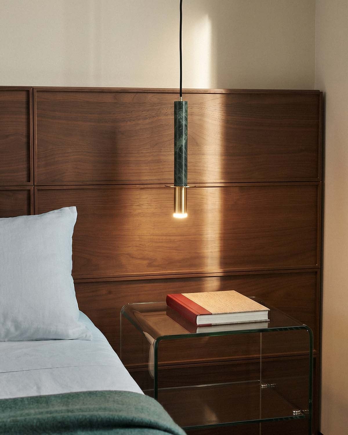 Lampada da Soffitto a LED in Metallo con Marmo Hikaru, immagine della galleria 2