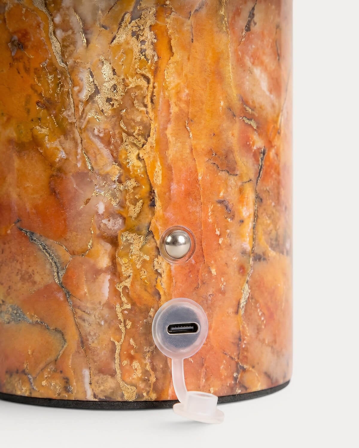 Lampada da Tavolo a LED Wireless in Marmo e Metallo Obely, immagine della galleria 8