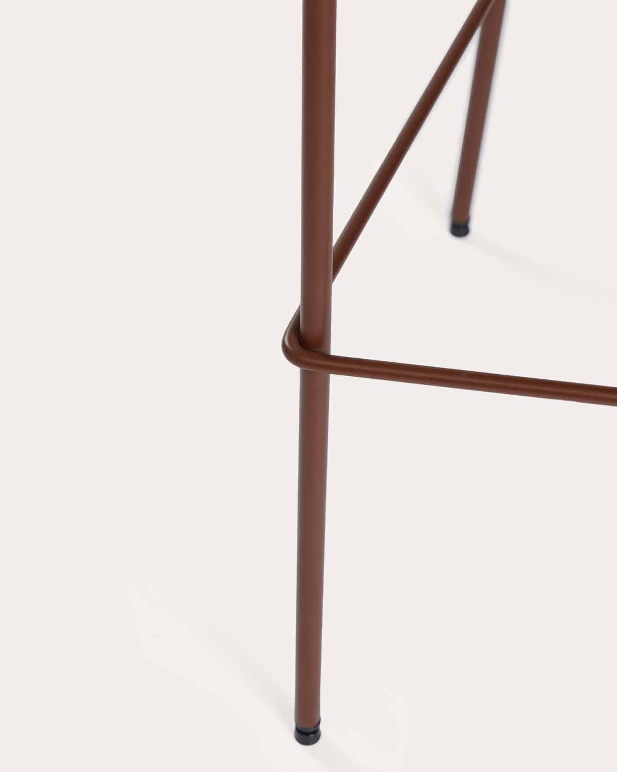 Set di 2 sgabelli bar in tessuto e metallo Stana, immagine della galleria 7