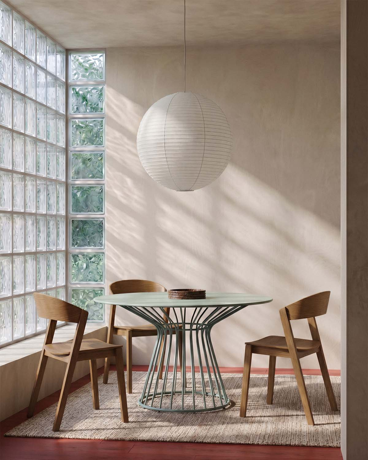 Tavolo da Pranzo Rotondo in Metallo (Ø120 cm) Nouli, immagine della galleria 2