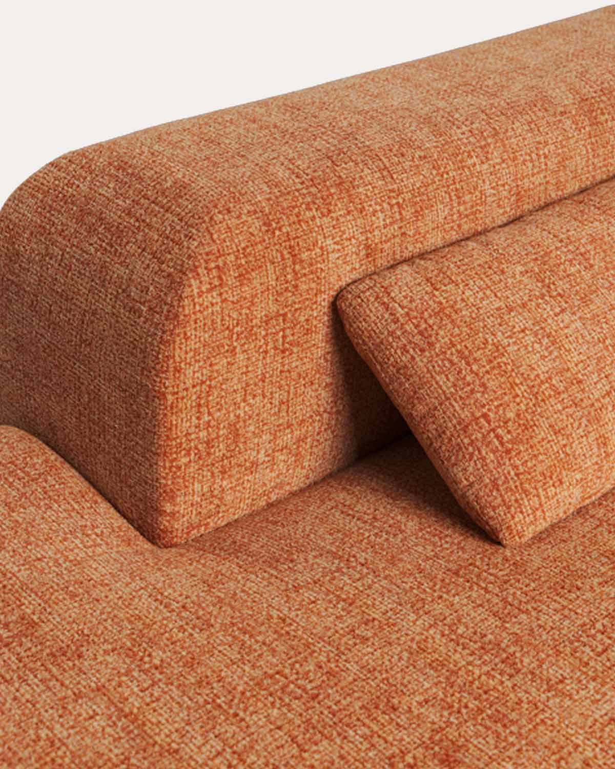 Modulo Chaise Longue Sinistro in Tessuto Sottovuoto per Divano Modulare Rhys, immagine della galleria 5