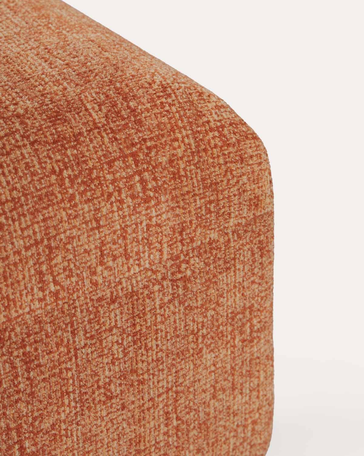 Divano Modulare a 3 Pezzi Confezionato Sottovuoto con 2 Moduli Angolari, Modulo Centrale e Modulo Pouf in Tessuto Rhys, immagine della galleria 8