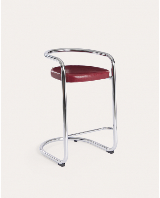 Pack 2 Sgabelli Alti (65 cm) in Metallo e Tessuto Aryo