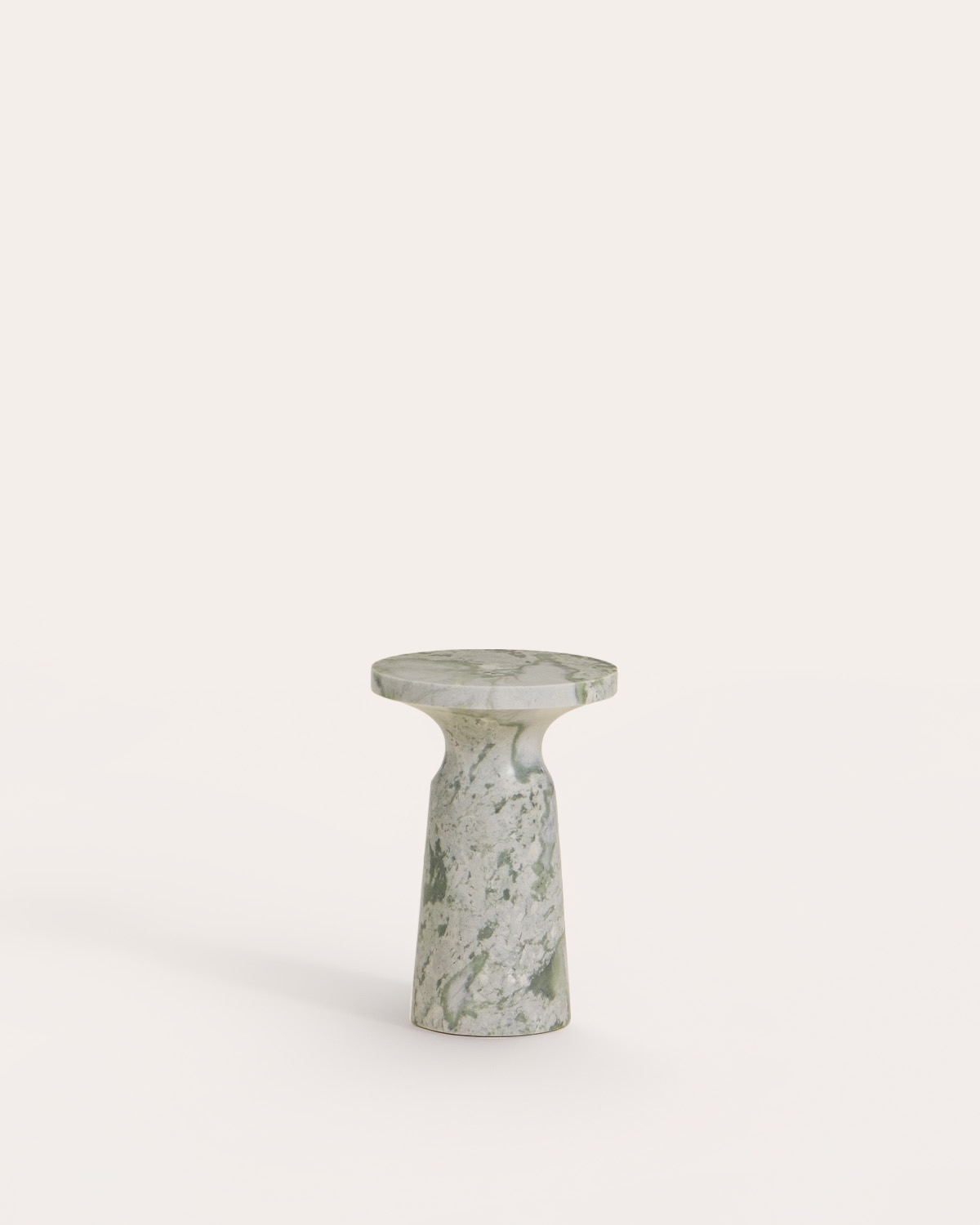 Tavolino rotondo Ø30 cm in marmo Galder, immagine della galleria 1