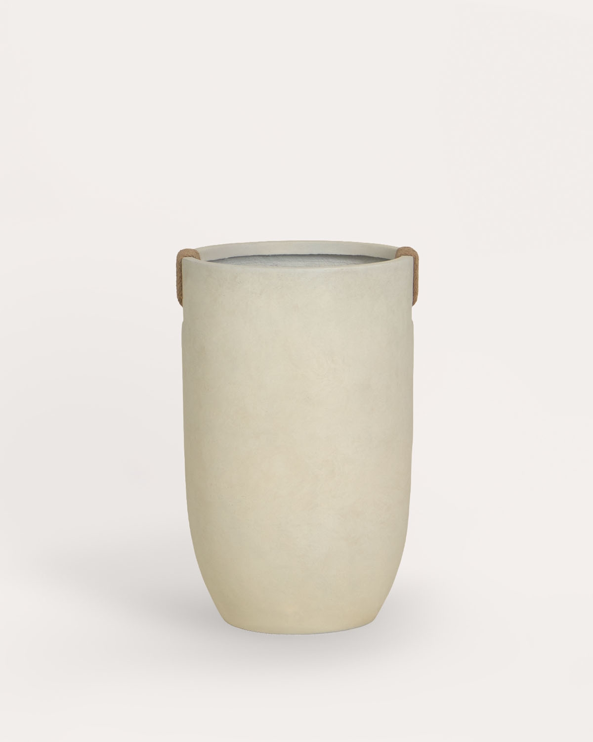 Vaso per piante rotondo alto in cemento Fitonia, immagine della galleria 3