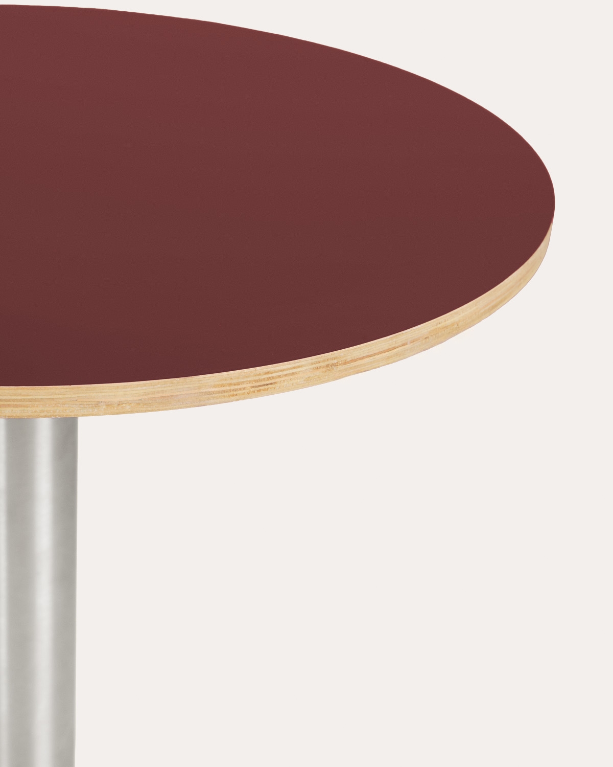Tavolo da pranzo rotondo Ø70 cm in legno e metallo Miwel , immagine della galleria 5