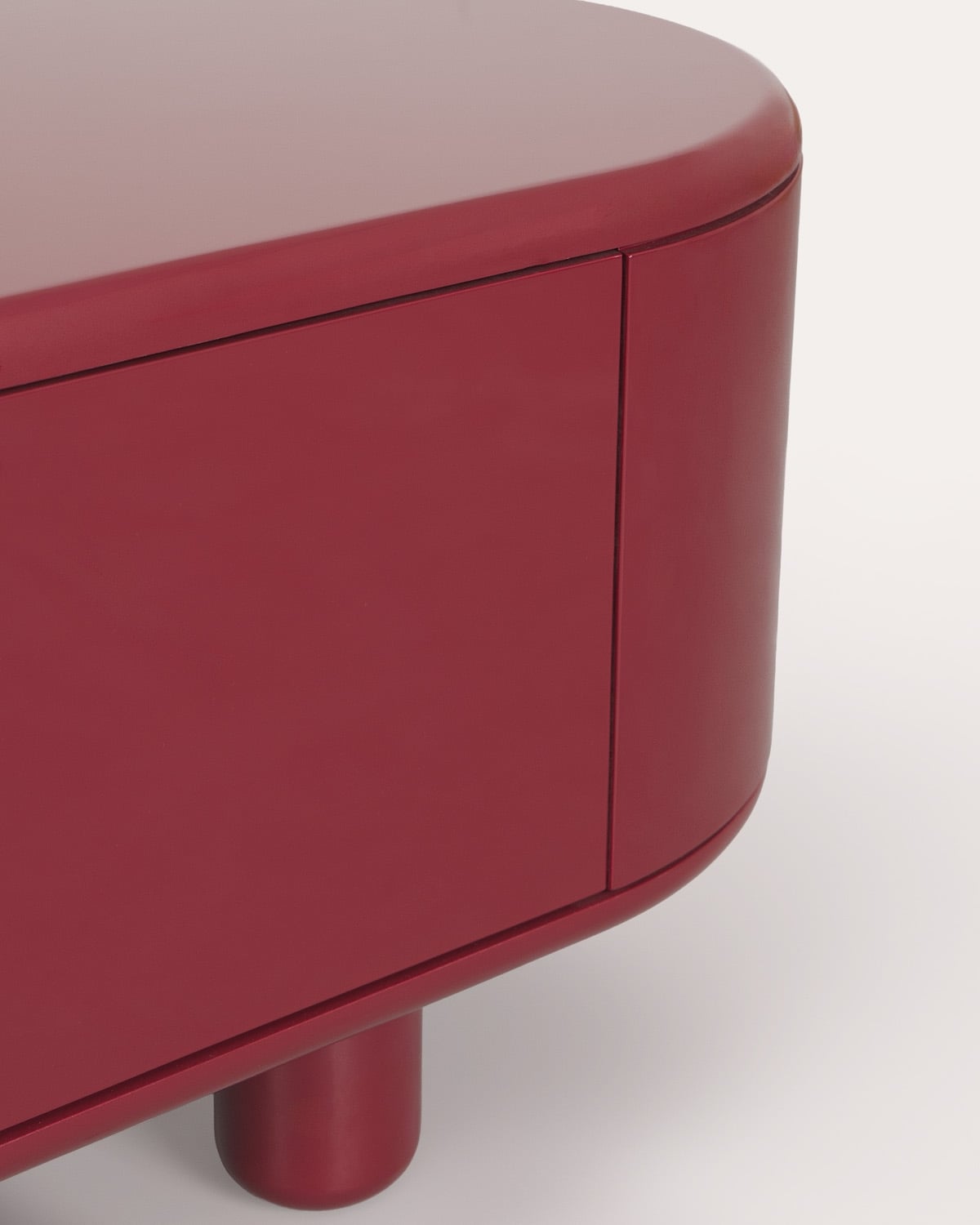 Mobile porta TV con 2 ante e 2 cassetti 180x50 cm in legno Oyku, immagine della galleria 8