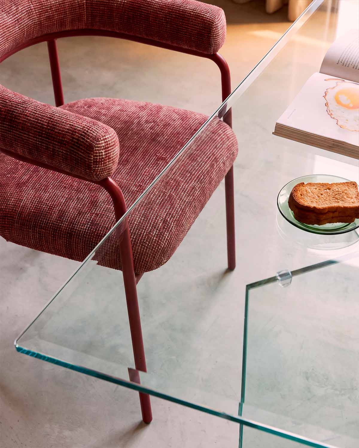 Sedia da pranzo in metallo e tessuto Eiprel, immagine della galleria 3