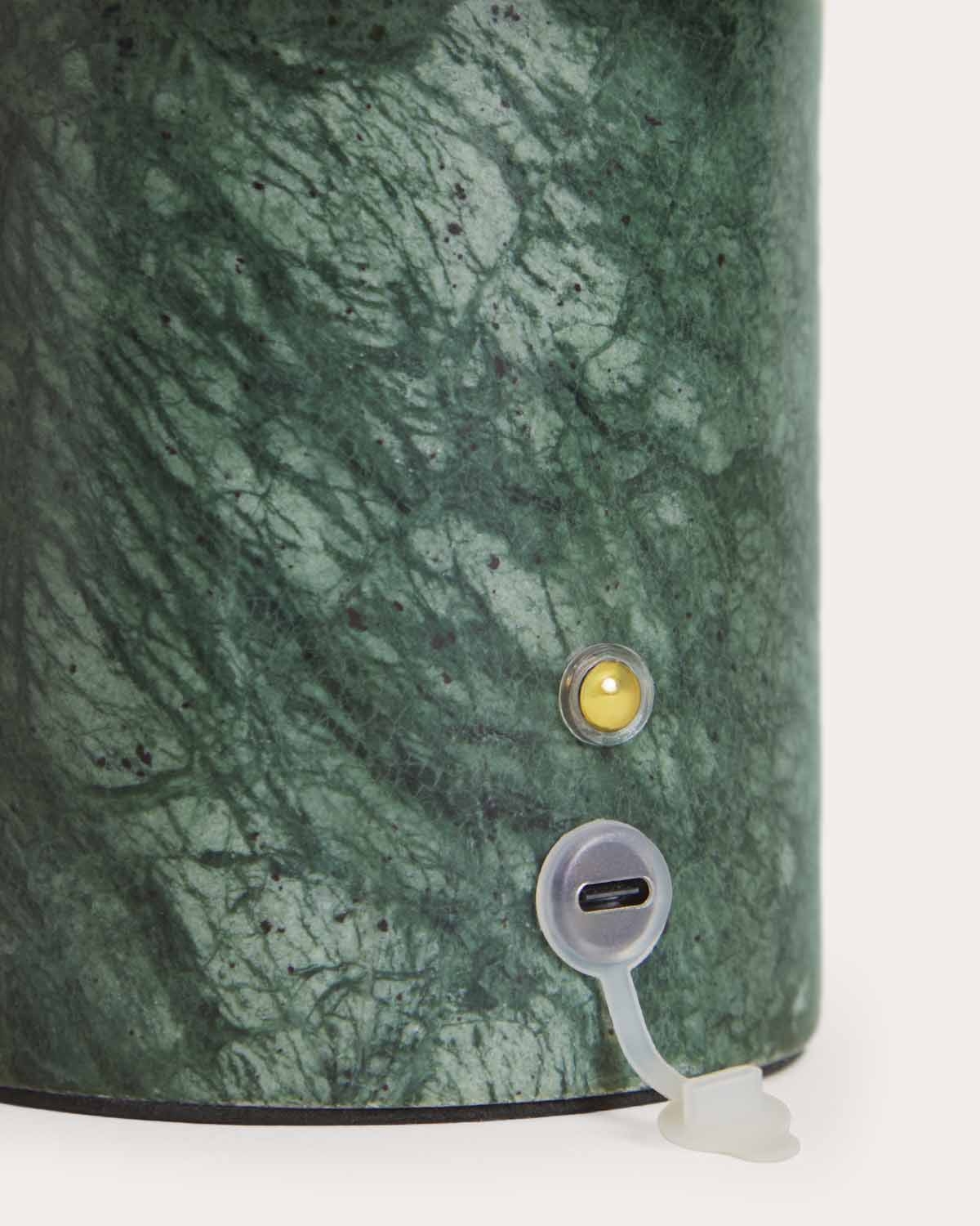 Lampada da tavolo LED senza fili per esterni in marmo e metallo Obely, immagine della galleria 9