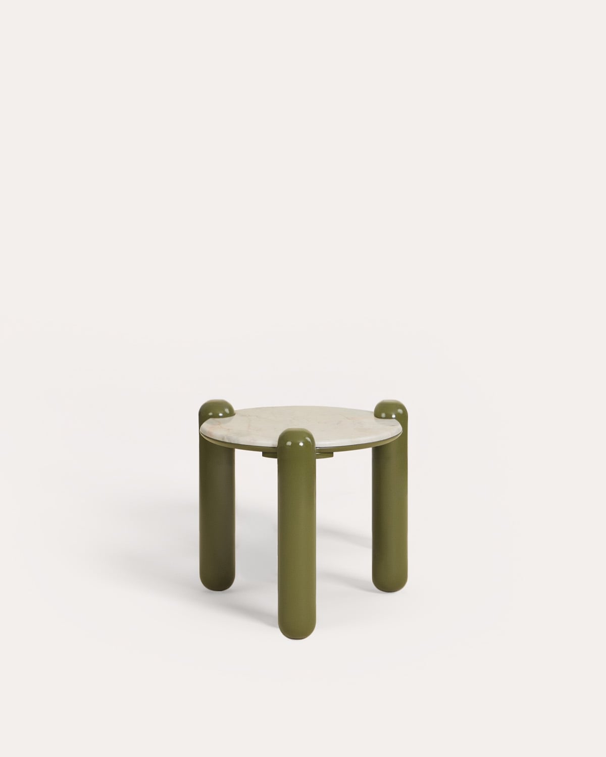 Tavolino rotondo Ø45cm in marmo Becky , immagine della galleria 1
