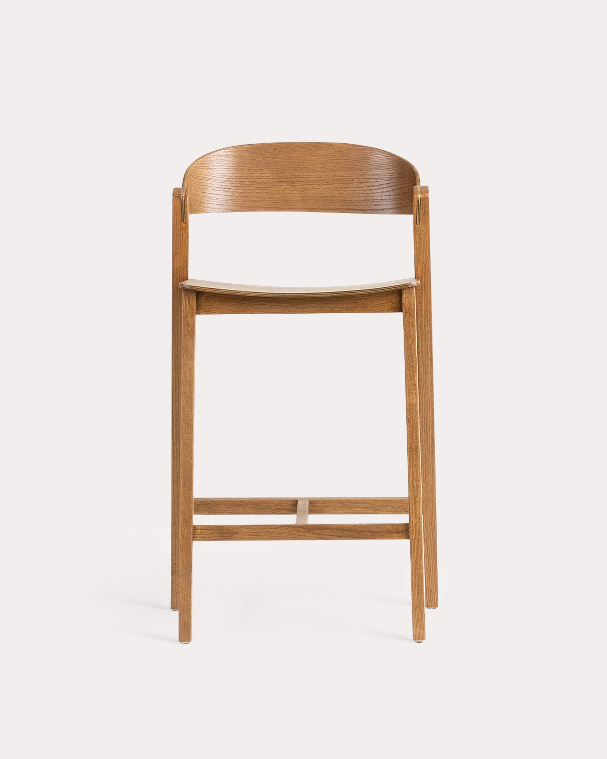Set di 4 sgabelli bar in legno di rovere Laly, immagine della galleria 6