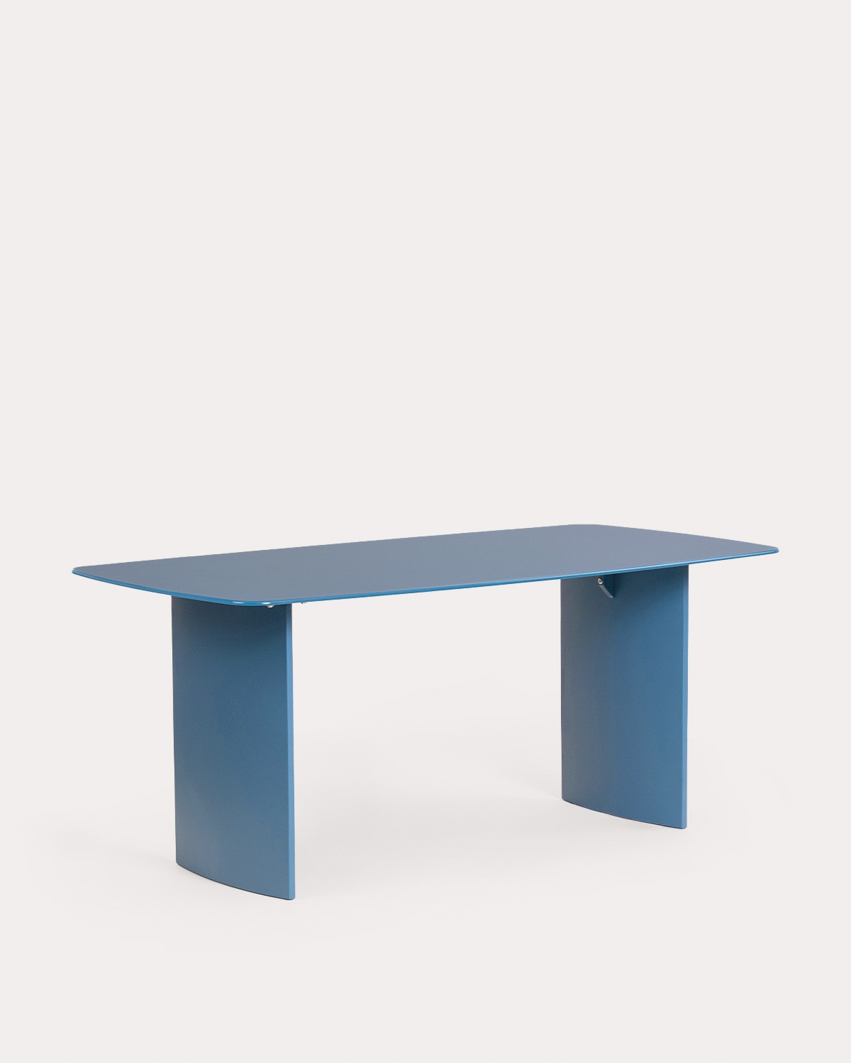 Tavolo da pranzo rettangolare 190x90 cm in vetro e legno Aredea, immagine della galleria 1