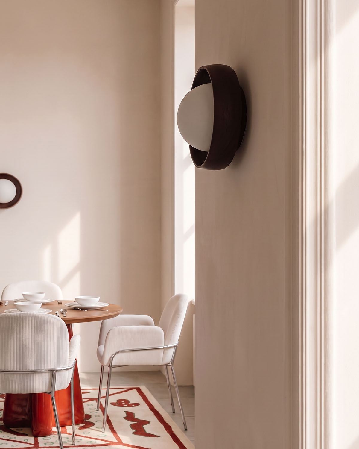 Applique da parete in metallo e vetro Ahsok, immagine della galleria 2