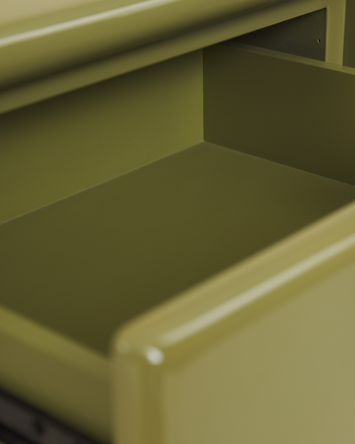 Confezione da 2 comodini rettangolari in legno 50x40 cm con cassetto Midori, immagine della galleria 7