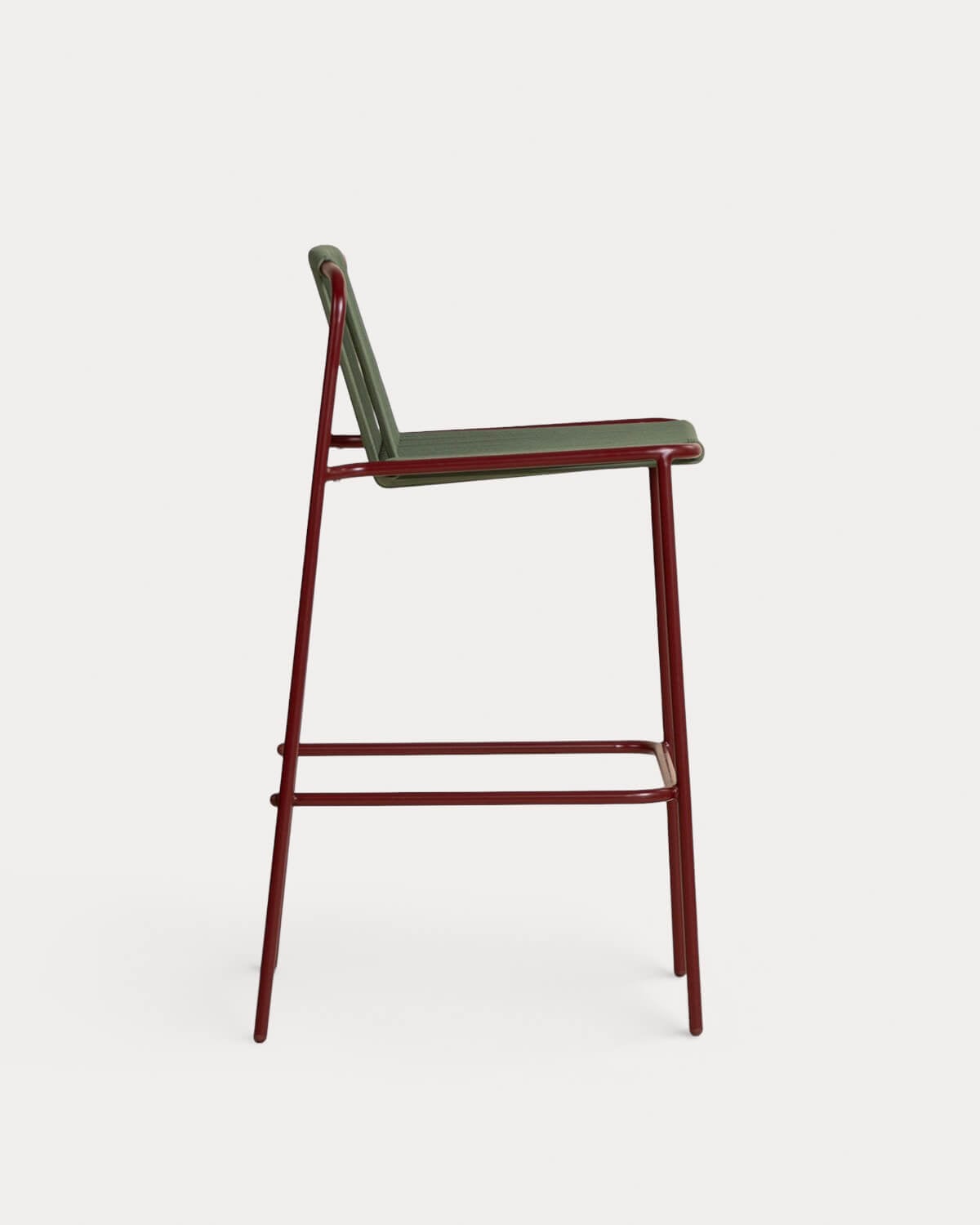 Pack da 2 sgabelli alti da 75 cm in metallo e corda Mayailer, immagine della galleria 2