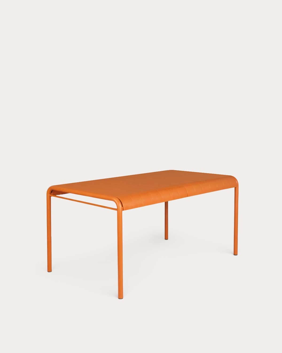 Set con tavolo rettangolare 153x90 cm e 4 sedie da esterno in polipropilene Baztan, immagine della galleria 5