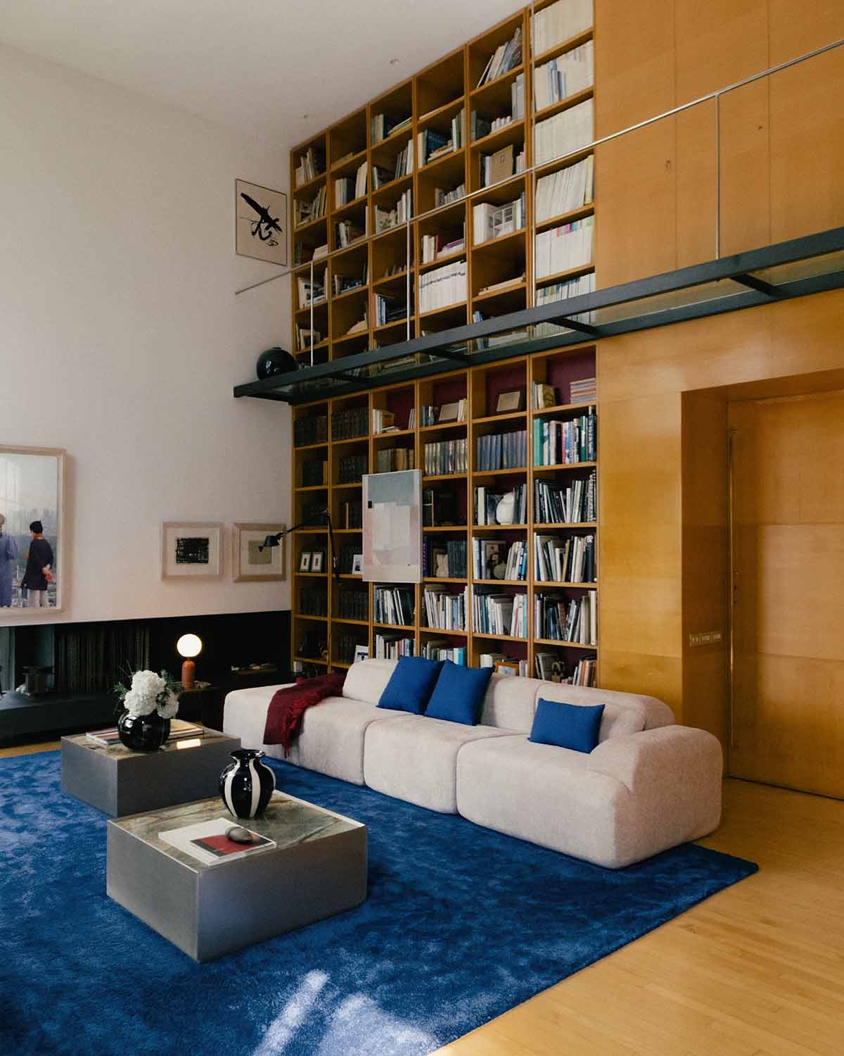 Divano modulare sottovuoto a 3 pezzi con modulo chaise longue, modulo centrale e modulo angolare in tessuto Rhys, immagine della galleria 2