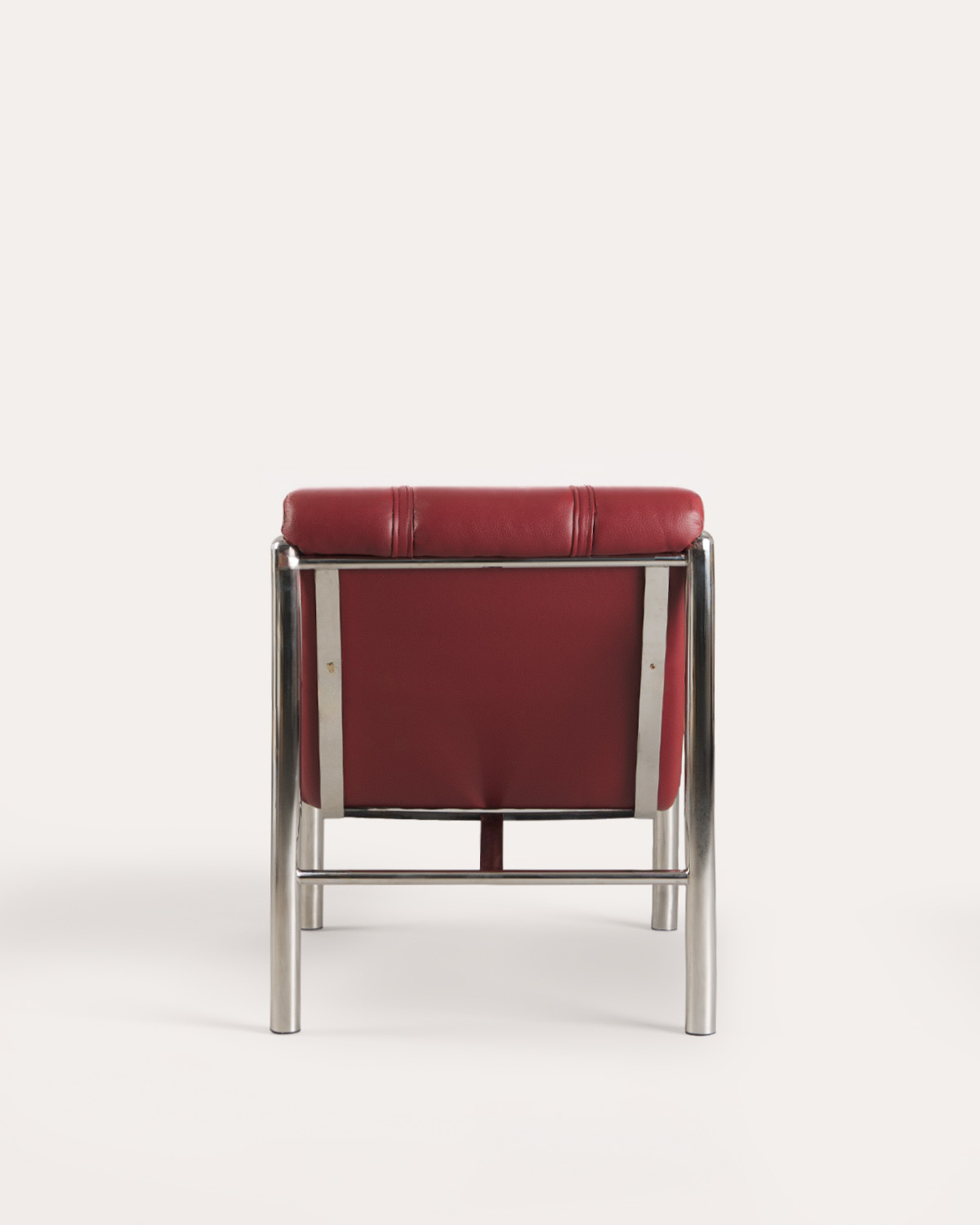 Pack 2 poltrone in metallo e similpelle Libni, immagine della galleria 5