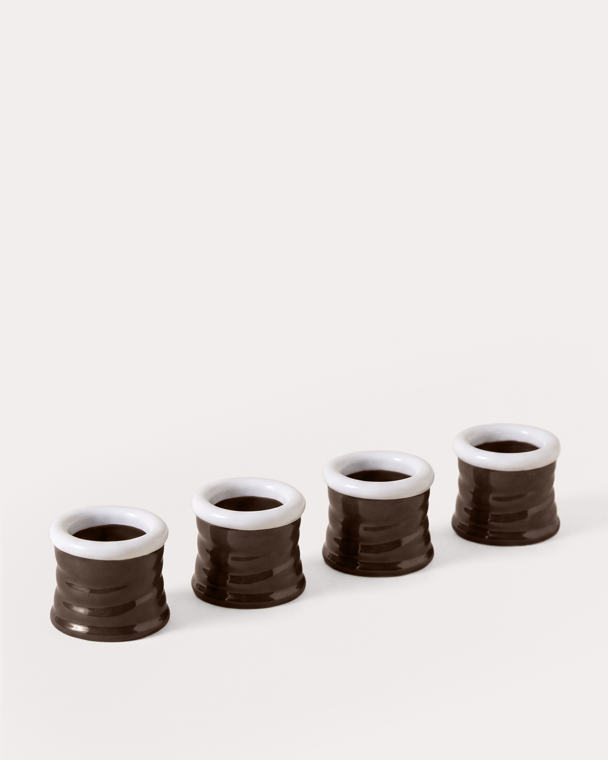 Pack da 4 anelli portatovaglioli Ø4,5 cm in dolomite Moica, immagine della galleria 1