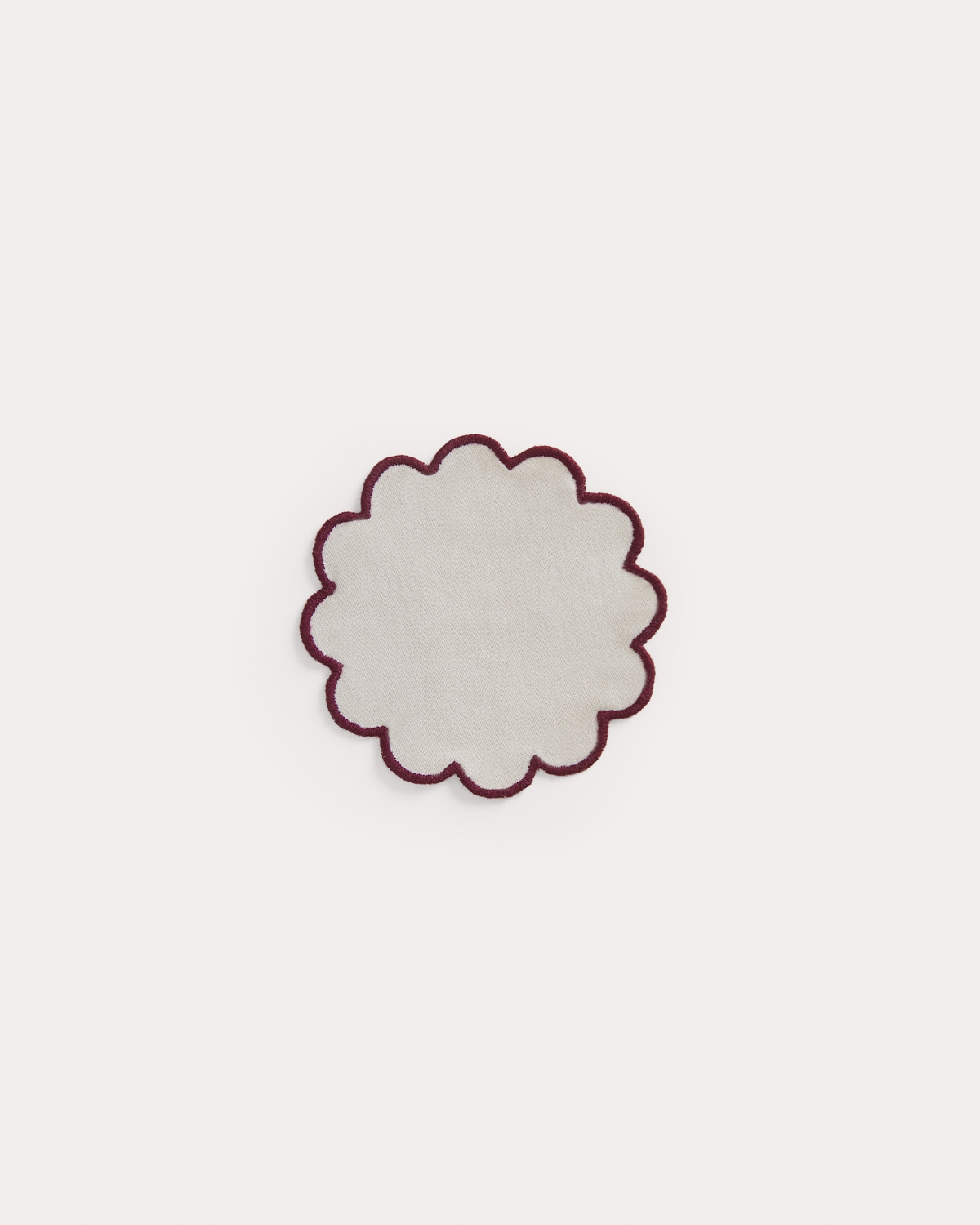 Set di 2 sottobicchieri rotondi Ø10 cm in tessuto Hestia, immagine della galleria 5
