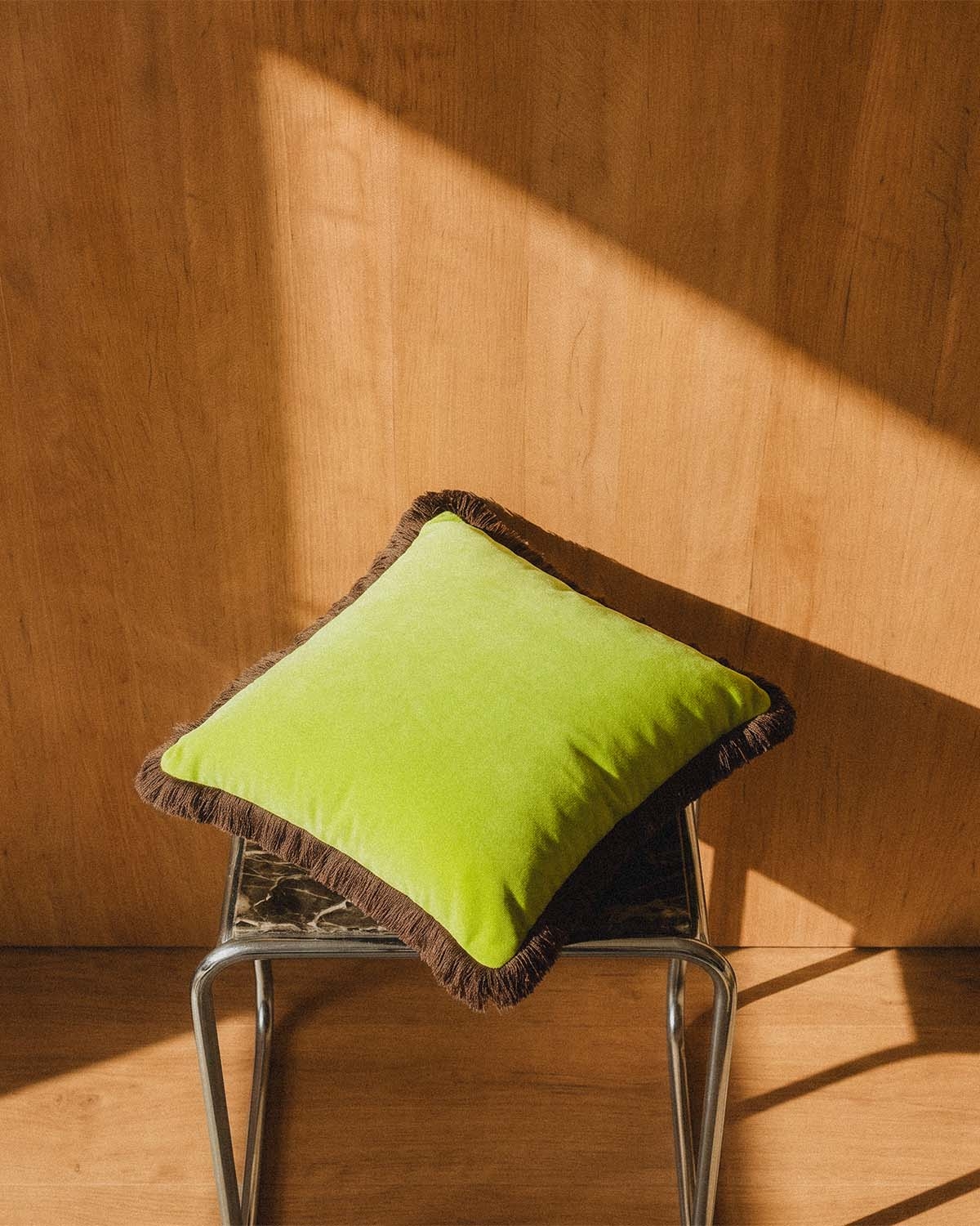 Cuscino quadrato in tessuto 50x50 cm Olgha, immagine della galleria 2