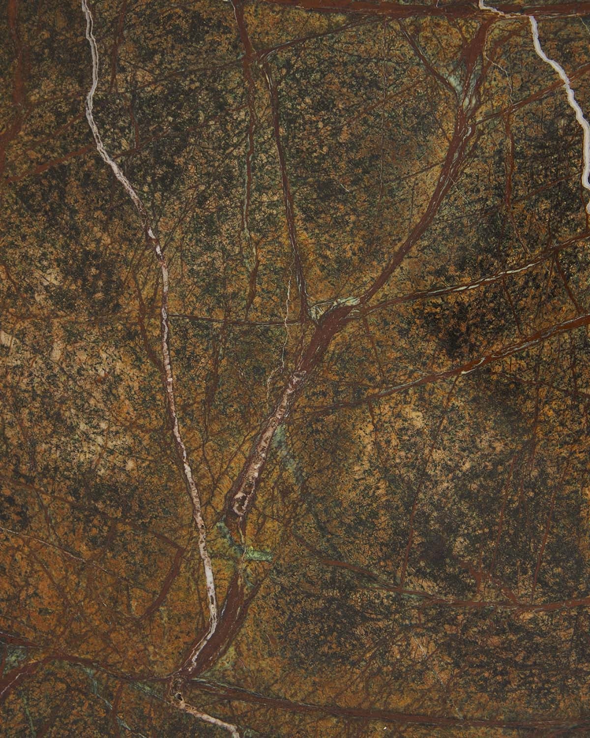 Comodino rettangolare con 2 cassetti 45x40 cm in marmo e metallo Ulfhild, immagine della galleria 11
