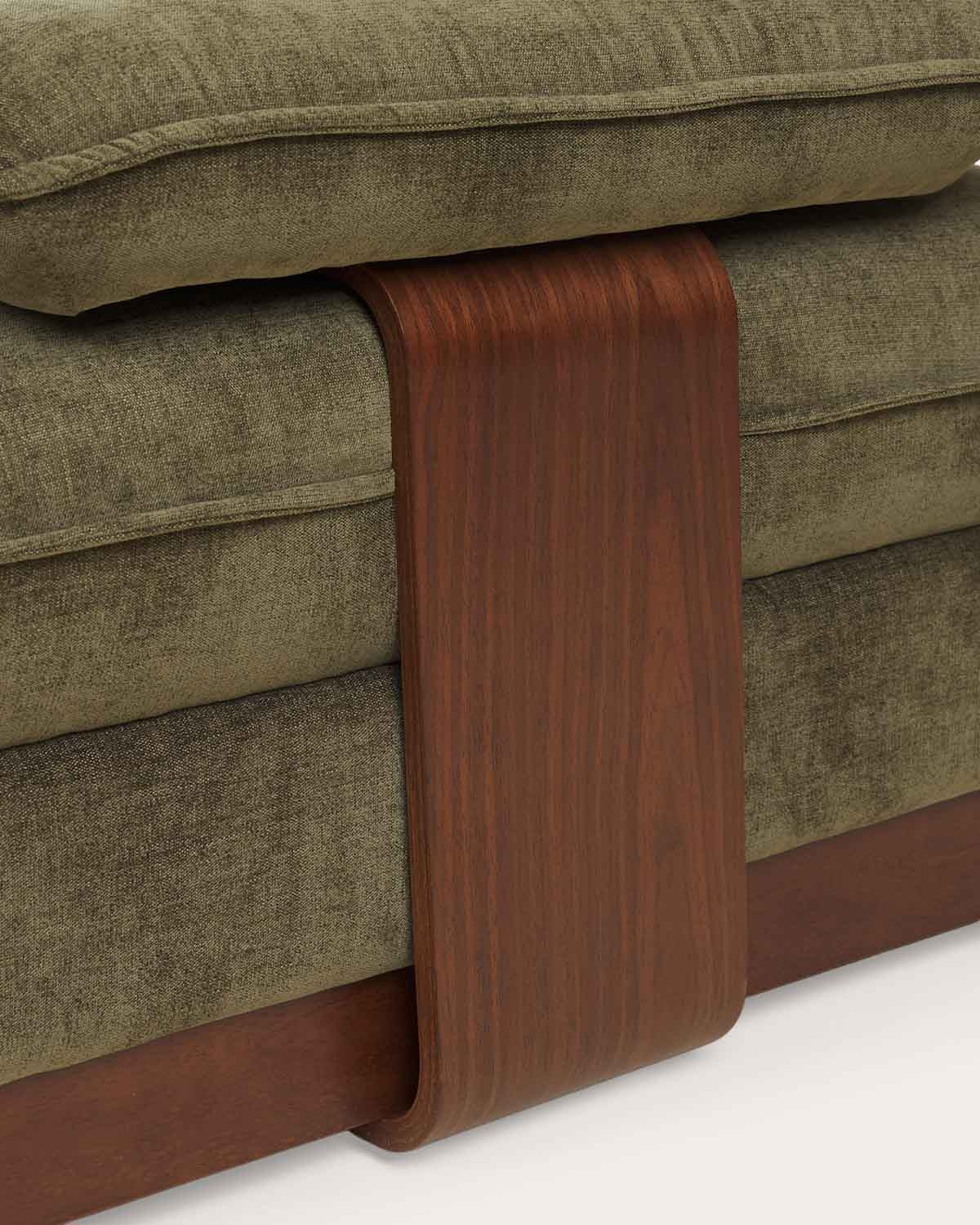 Poltrona in legno e tessuto Leifur, immagine della galleria 5