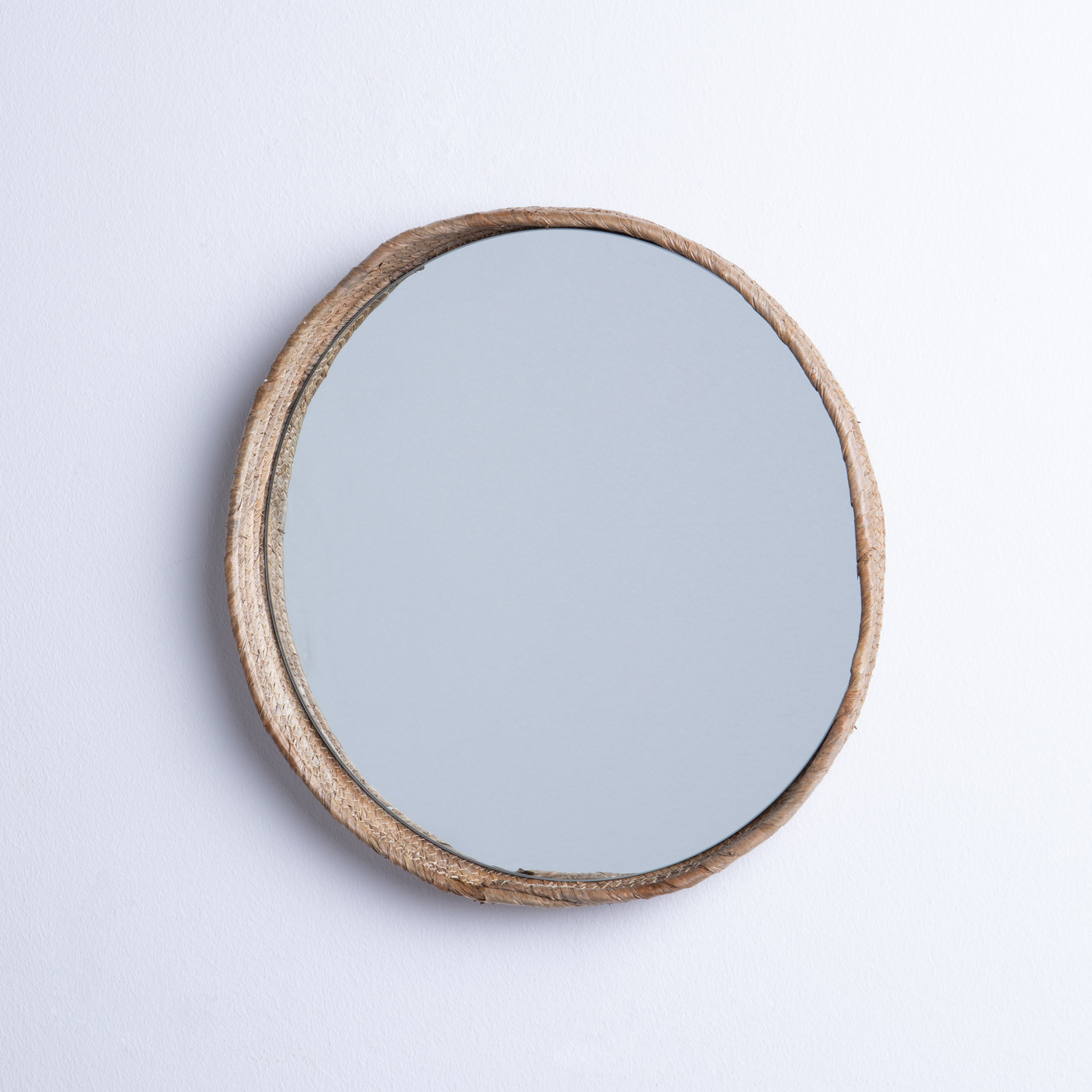 Specchio da Parete Rotondo in Legno (Ø40 cm) Banli, immagine della galleria 2
