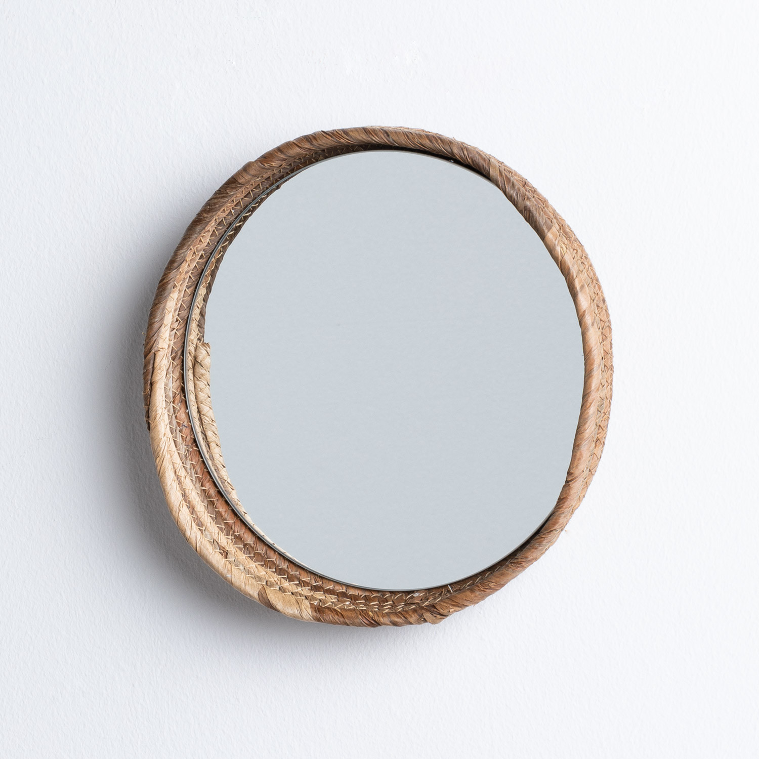 Specchio da Parete Rotondo in Legno (Ø27 cm) Banli, immagine della galleria 2