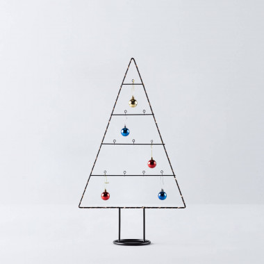 Árvore de Natal com Luzes LED de Madeira 110 cm Pin Árvore de Natal com Luzes LED de Madeira 110 cm Pin