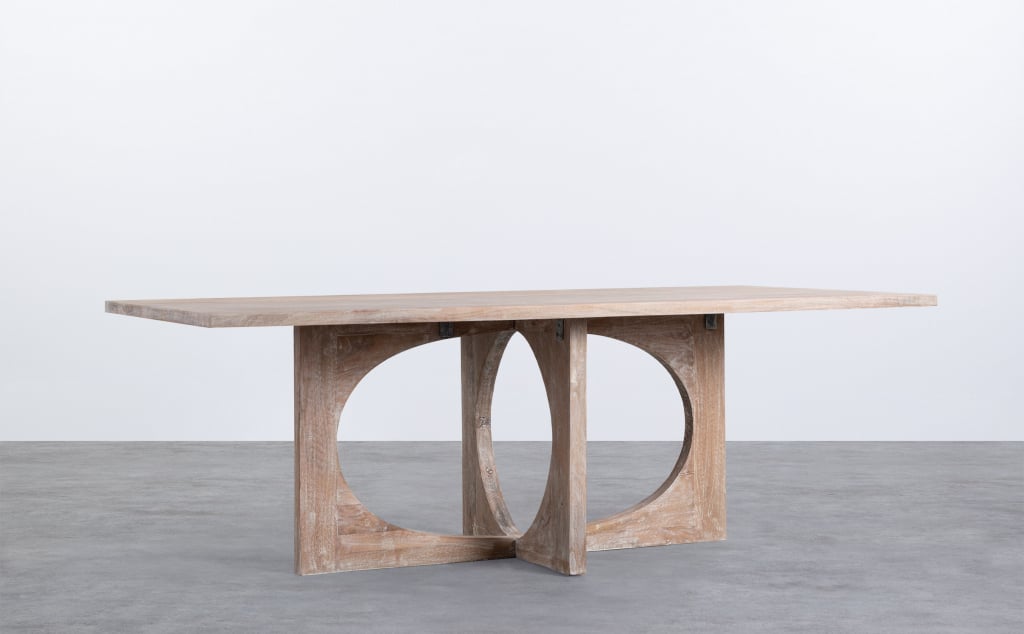 Mesa de Jantar Retangular em Madeira de Mango (217,5X106,5 cm) Casta