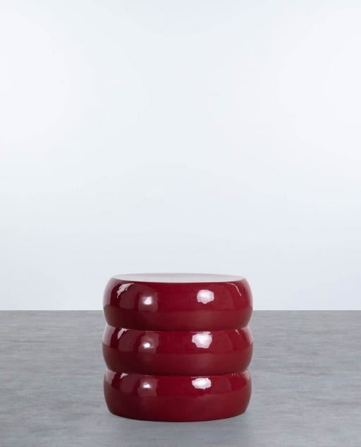 Mesa de Apoio Redonda em Metal (Ø48 cm) Tita
