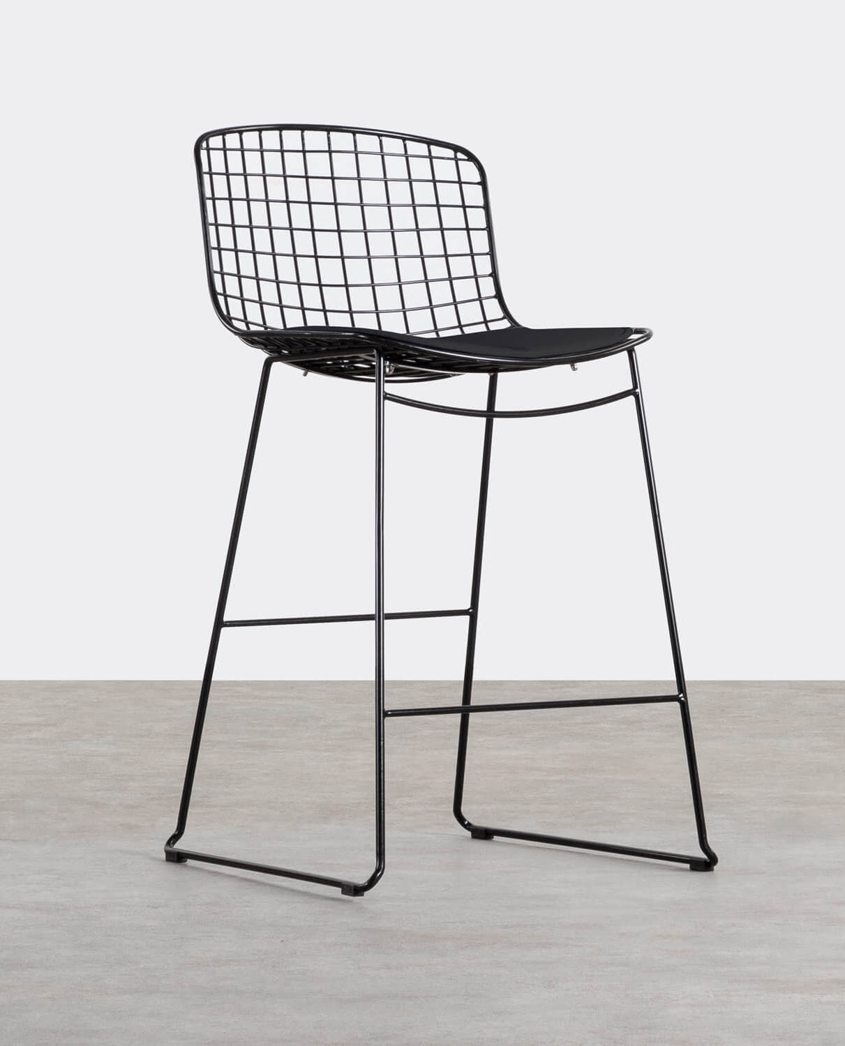Banco Alto de Metal com Encosto Baixo (66 cm) Aras, imagem de galeria 1