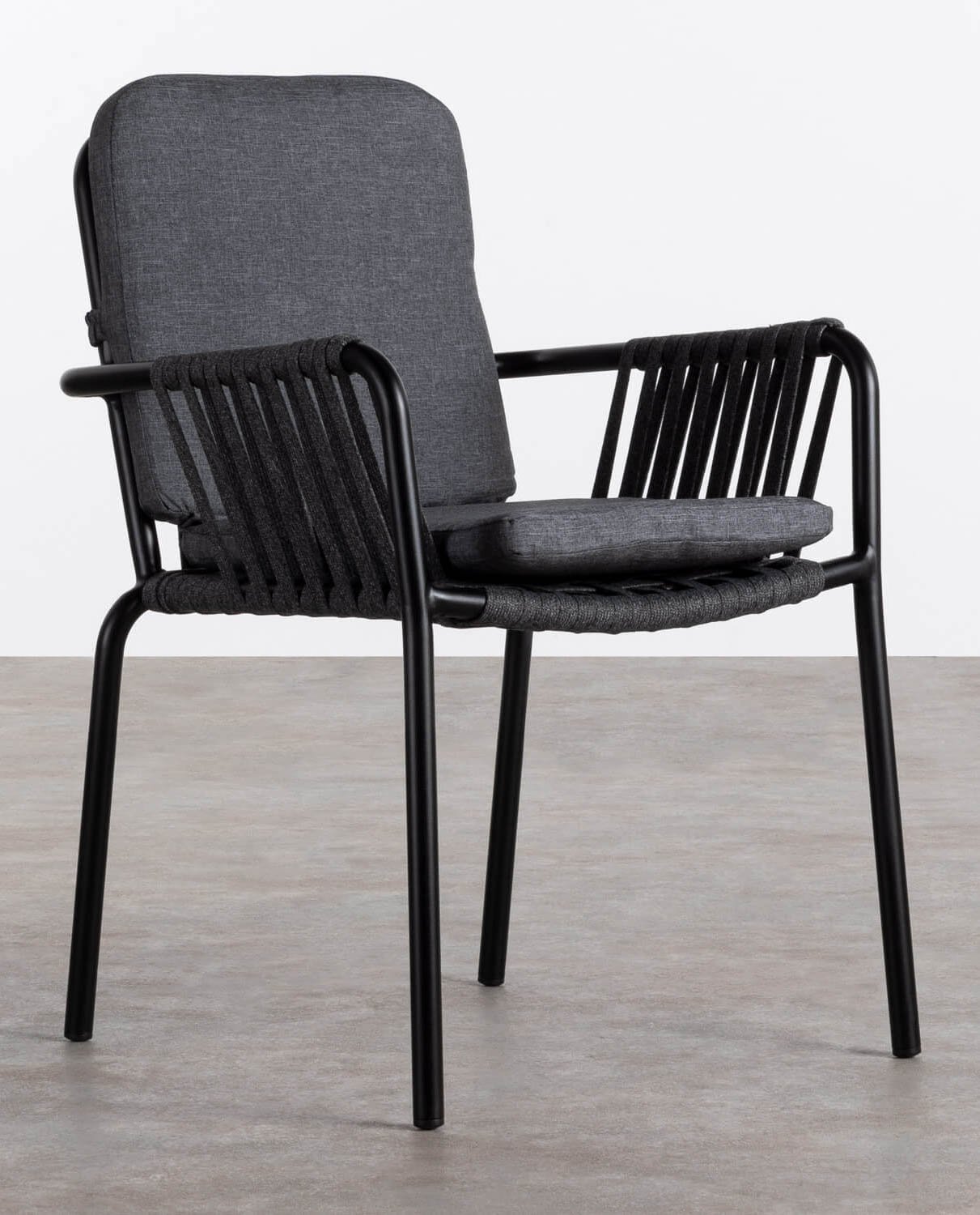 Pack de 4 Cadeiras de Exterior em Alumínio e Corda Drian , imagem de galeria 1