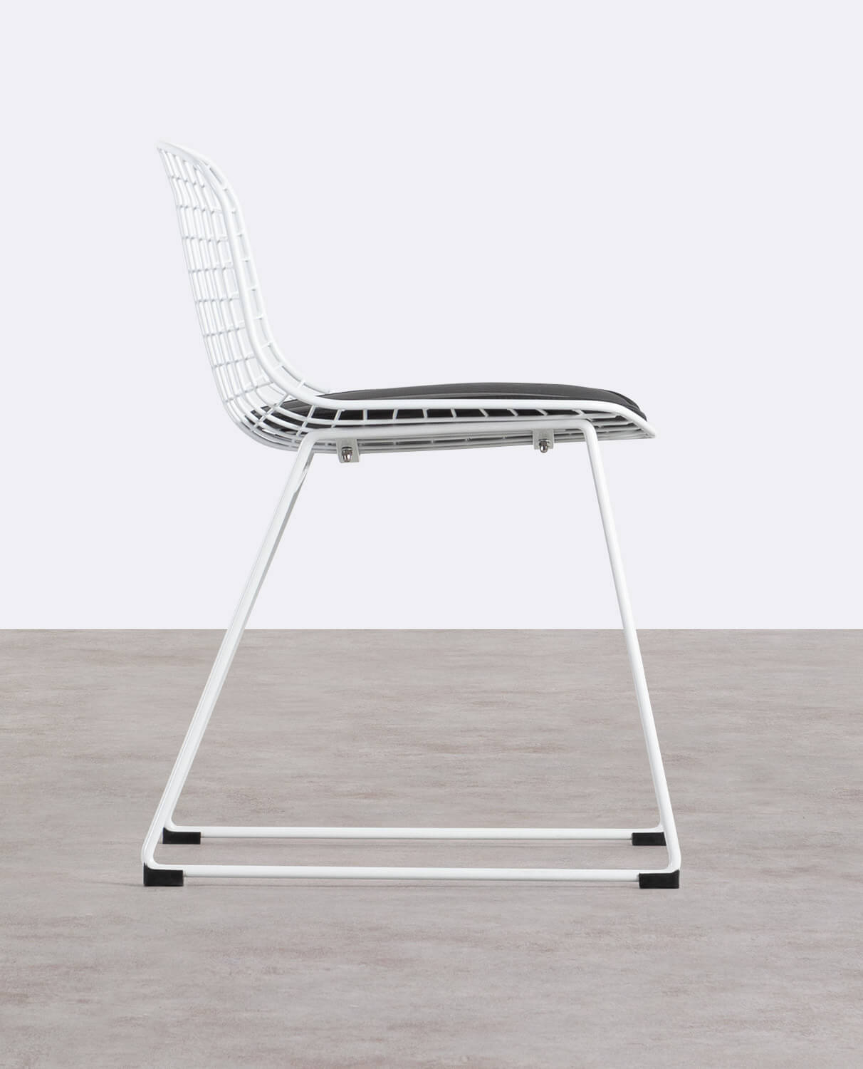 Cadeira de Jantar de Aço Aras com Encosto Baixo , imagem de galeria 2