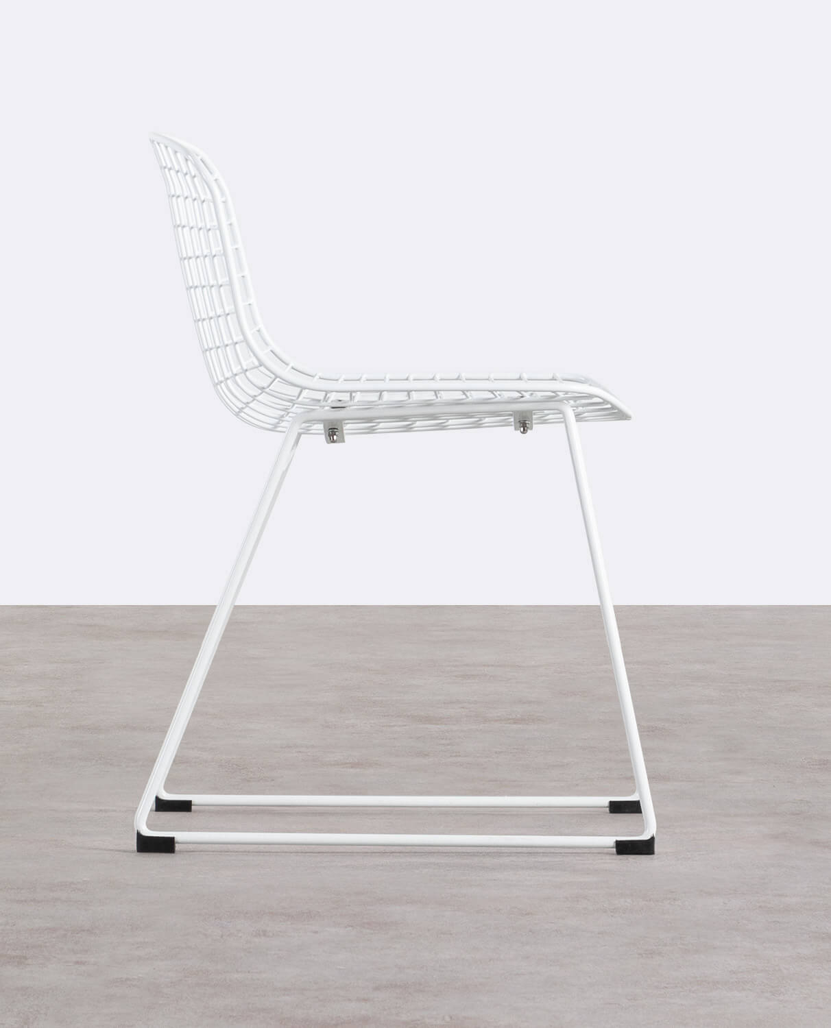 Cadeira de Jantar de Aço Aras com Encosto Baixo , imagem de galeria 2