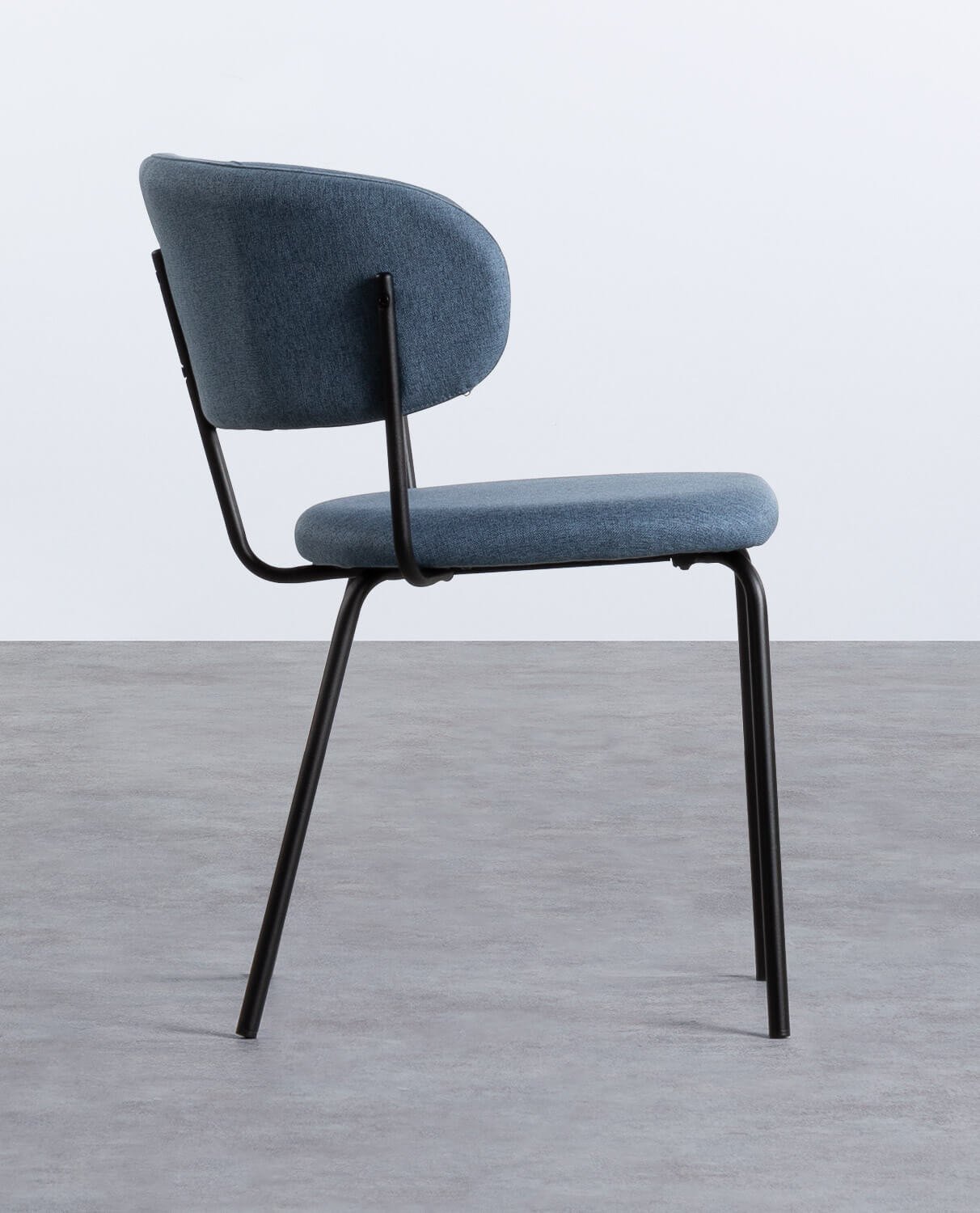 Cadeira de Jantar Bonse em Tecido e Ferro, imagem de galeria 2
