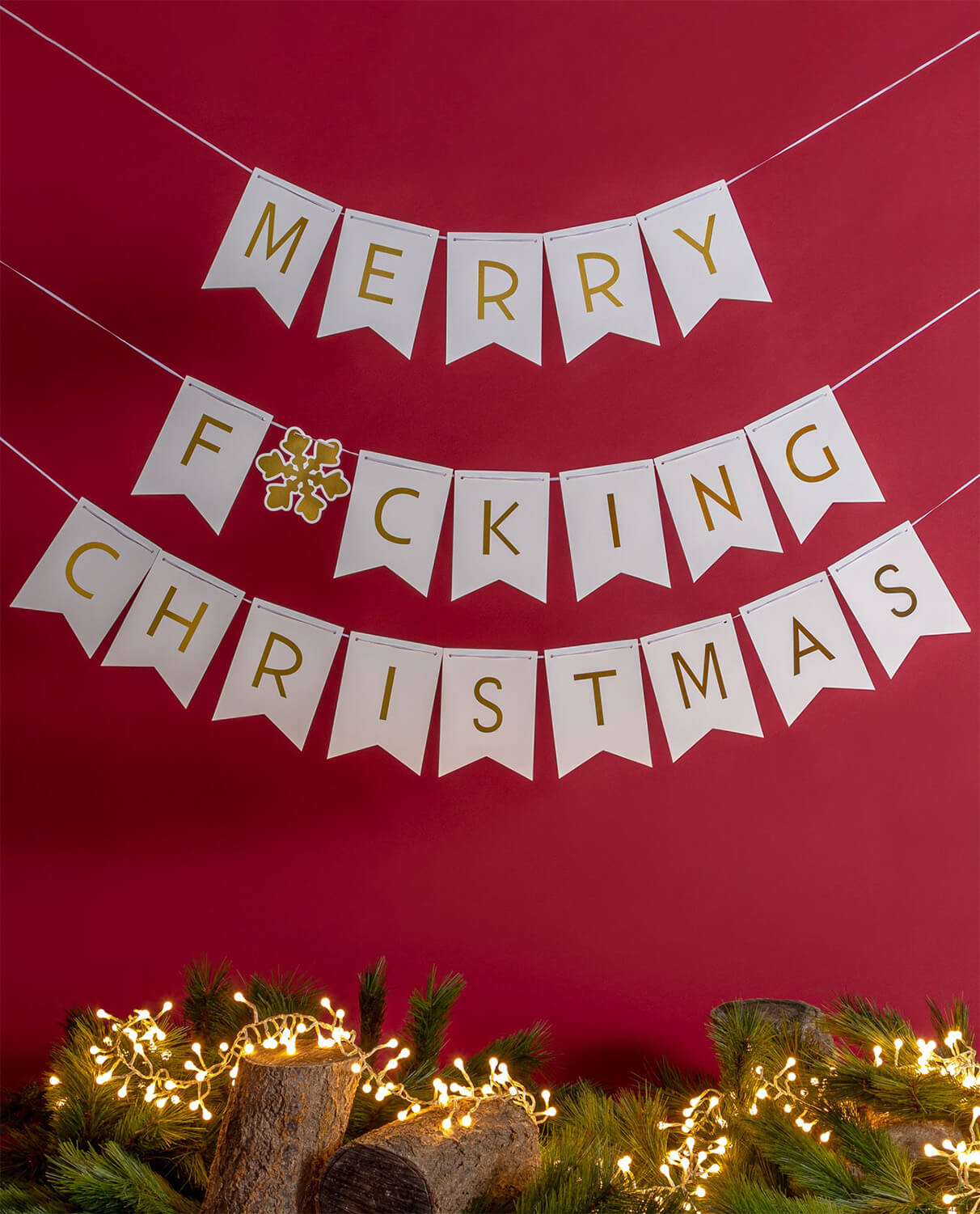 Cartaz Decorativo com Letras Natal em Cartão Merry, imagem de galeria 2