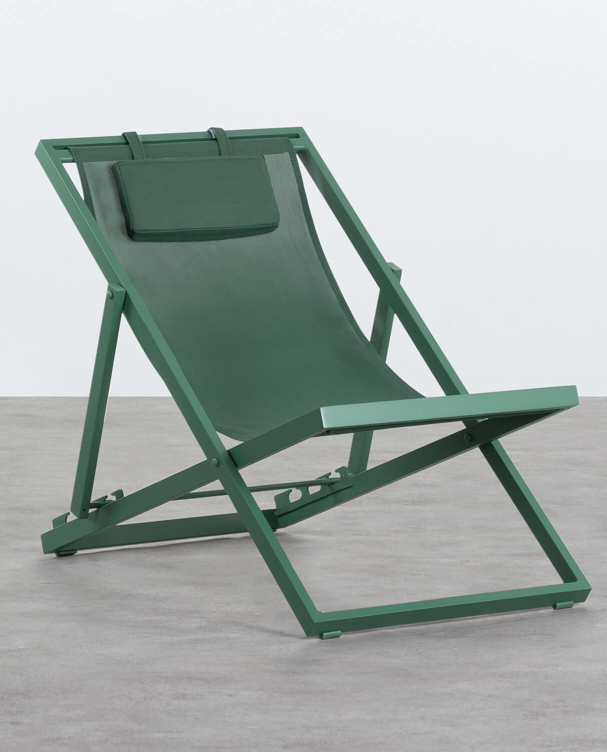 Cadeira Reclinável e Alumínio e Almofada Tecido Rilas, imagem de galeria 1
