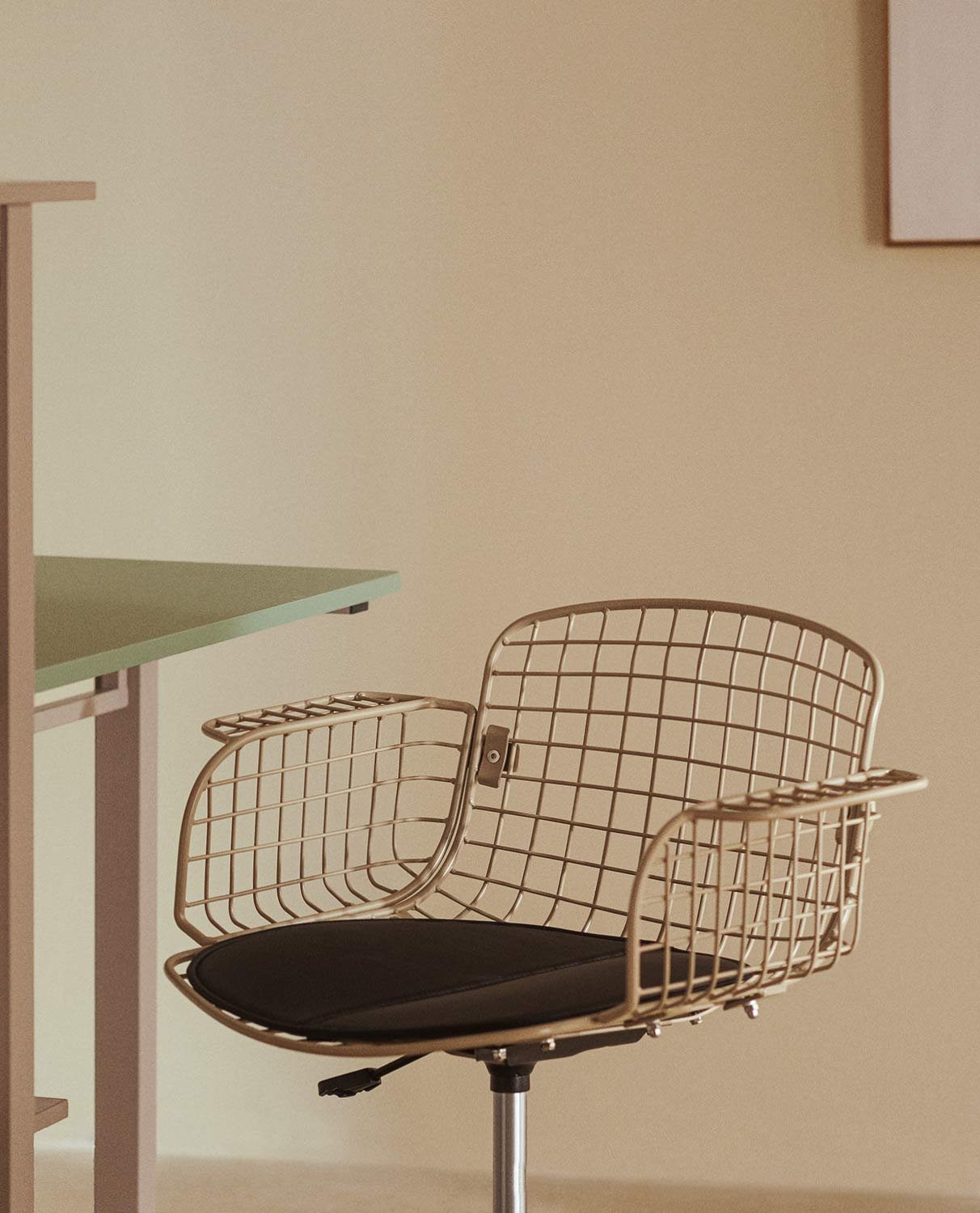 Cadeira de Escritório Vintage com Encosto Baixo Aras, imagem de galeria 2