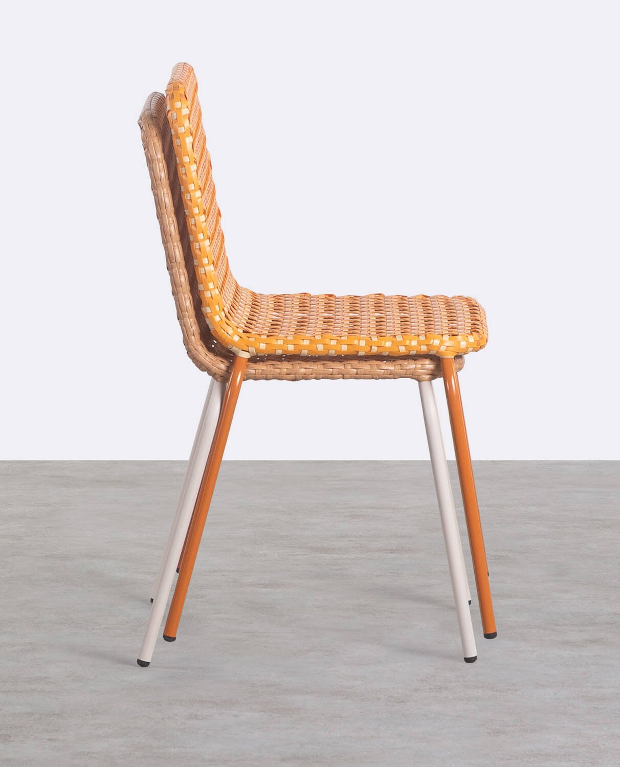 Cadeira de Exterior em Alumínio e Vime Sintético Roys , imagem de galeria 2