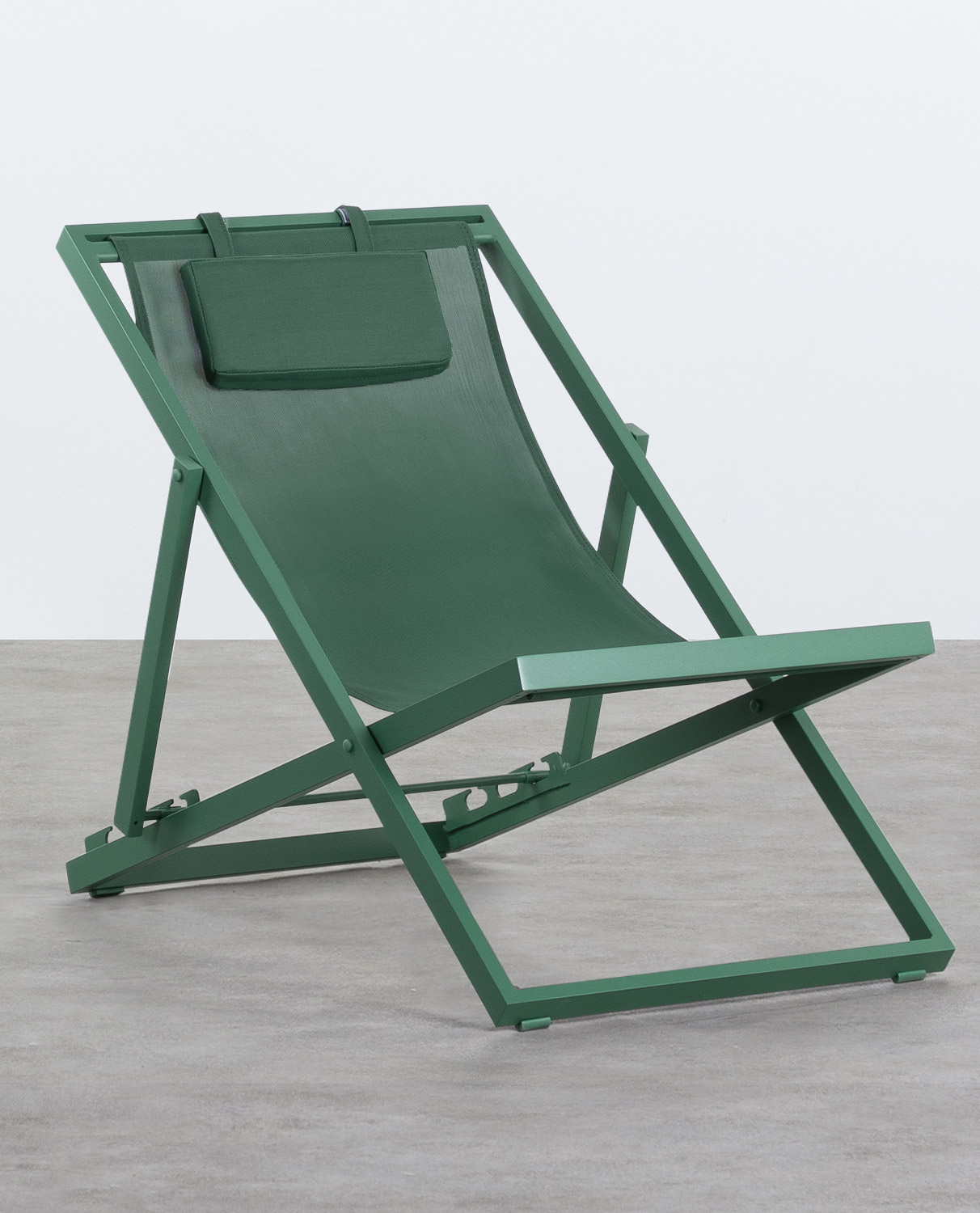 Pack 2 Cadeiras Reclináveis em Alumínio com Almofada Rilas, imagem de galeria 1