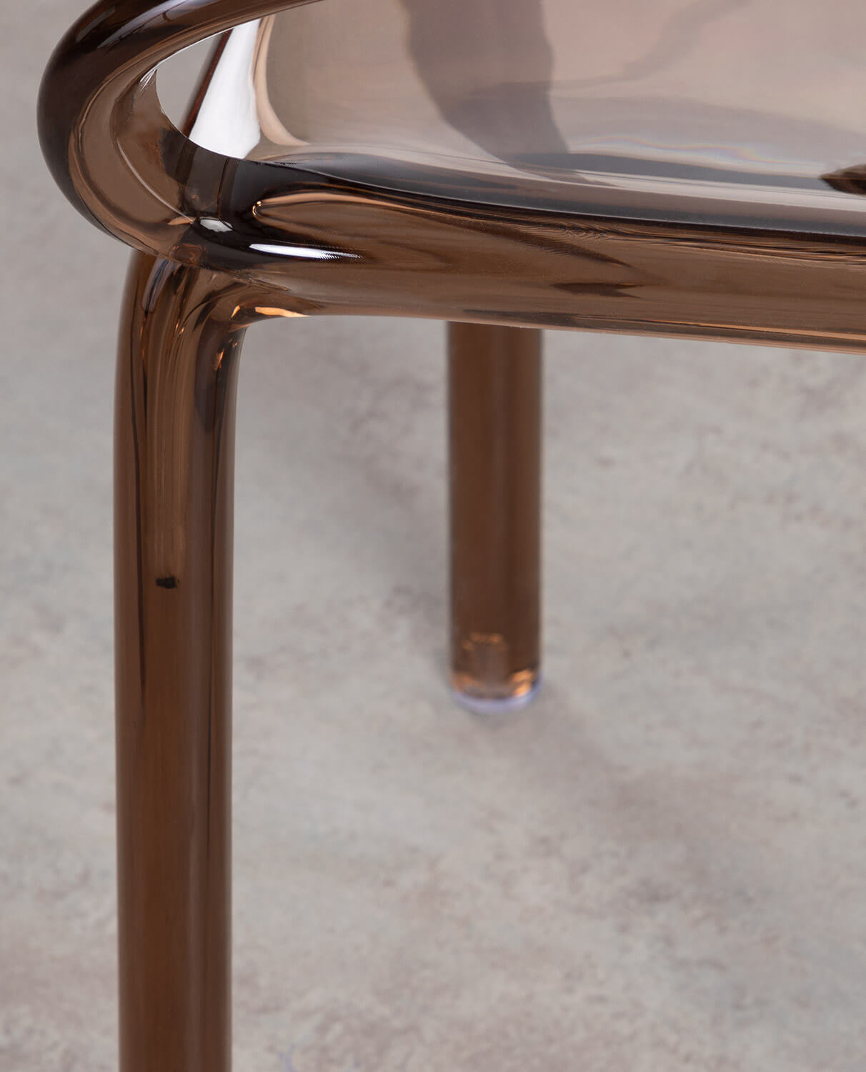 Conjunto de Mesa de Jantar Redonda em Vidro Temperado (Ø140 cm) Kolu e 4 Cadeiras em Policarbonato Zuera , imagem de galeria 10