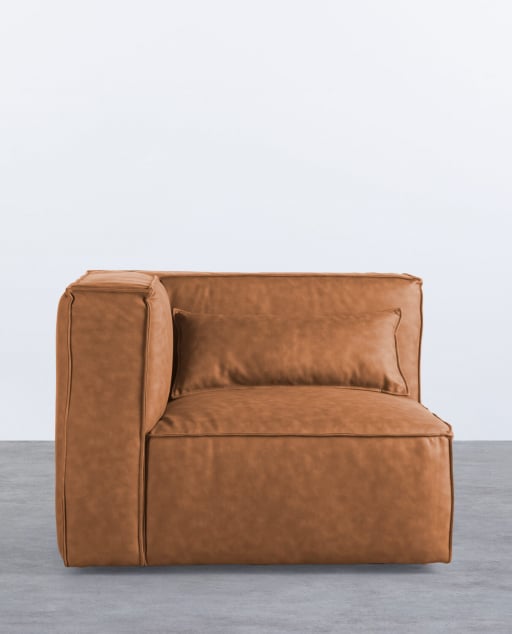 Módulo Sillón Esquinero derecho/izquierdo de Suede para Sofá Kilhe