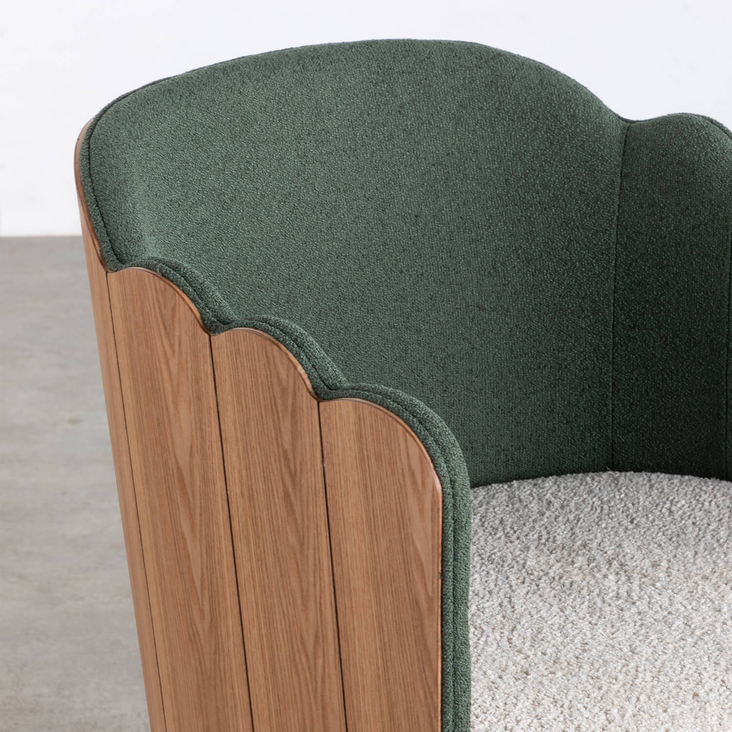 Set de Mesa de Jantar Retangular de Vidro Temperado (180x90 cm) Kamil e 4 Cadeiras de Madeira Rene, imagem de galeria 7