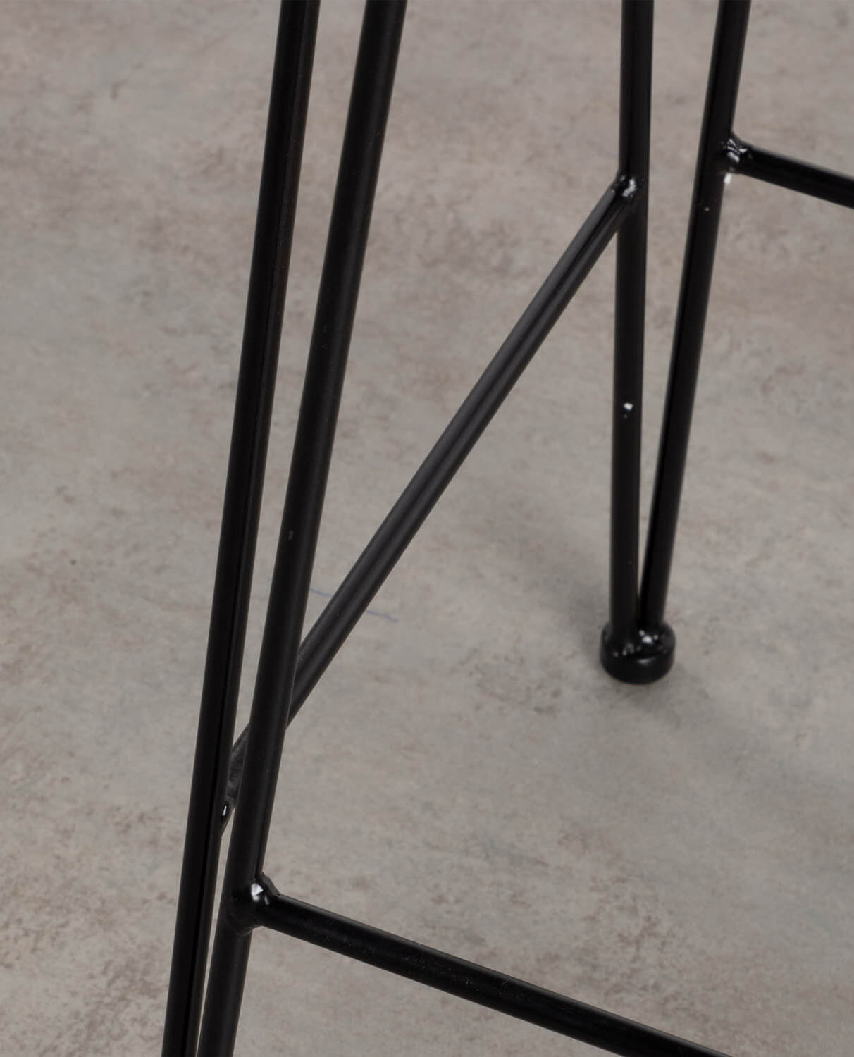 Pack 2 Bancos Altos em Rotim Natural e Metal (78 cm) New Aire, imagem de galeria 3055886