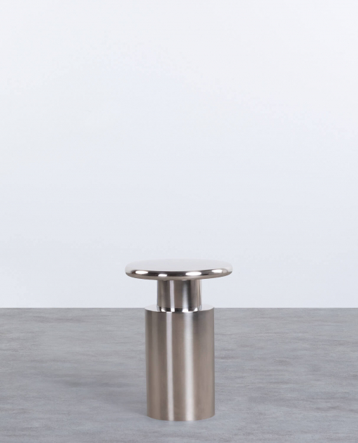 Mesa de Centro Redonda em Metal Ø31,5 cm) Ravi