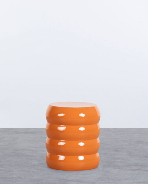 Mesa de Apoio Redonda em Metal (Ø41 cm) Tita
