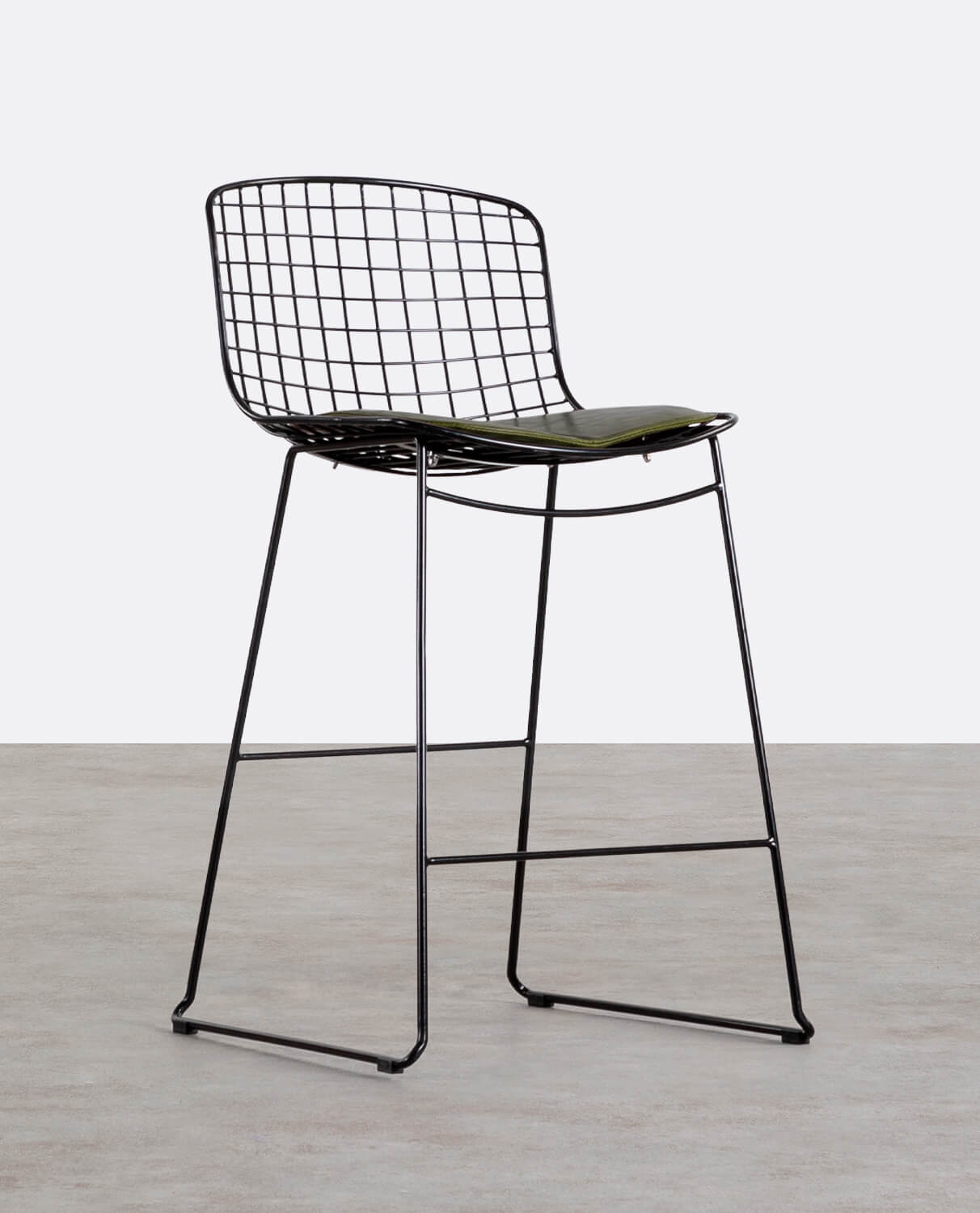 Banco Alto de Metal com Encosto Baixo (66 cm) Aras, imagem de galeria 1